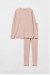 Children's Recalled Sleepwear Set - Light Pink (Product ID Number 1044037001)